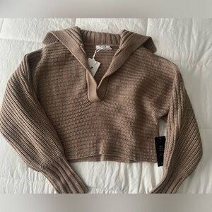 NWT NAKD Big Collar Chunky Knitted Sweater
